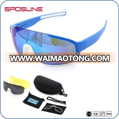 Stylish Big Lens Eye Safety UV400 Outdoor Bicycle Cycling Protective Sports Eyewear