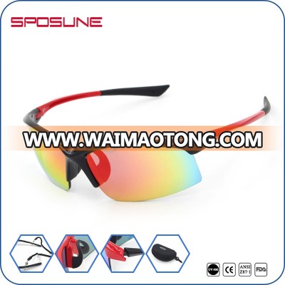 New Design Own Brand UV400 Safety Sunglasses for Outdoor Bike Bicycle Riding