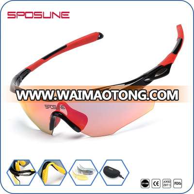 Custom Logo UV400 Professional Performance Athletes Sports Eyewear Sun Glasses