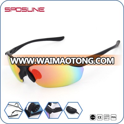 UV400 Protective Fashionable Rx Frame Sports Eyewear