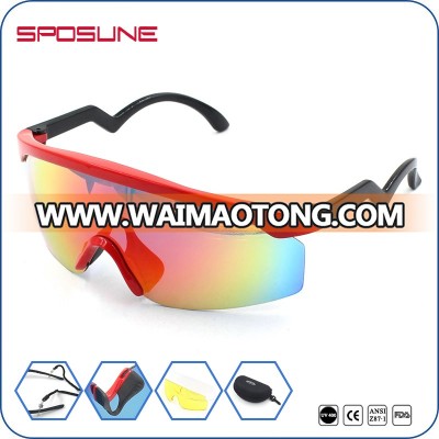 Special Design Curving Temple Interchangeable Anti Impact Sporting Eyewear