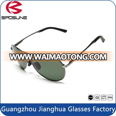 UV400 classic mirror aviator metal glasses