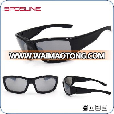 Factory Bulk Order Matte Black Rim UV400 RX optical insert extreme sports sunglasses