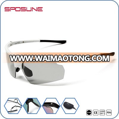 Soft Rubber Tip Anti UV Polarized Sport Sunglasses