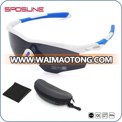 UV400 Ultra light biker cycling running polarized sports sunglasses with case