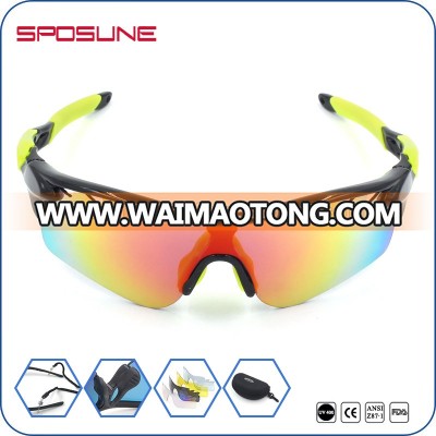 Factory Hot Sale Outdoor Sport Eyewear UV400 Unbreakable Biker Cycling Sport Glasses