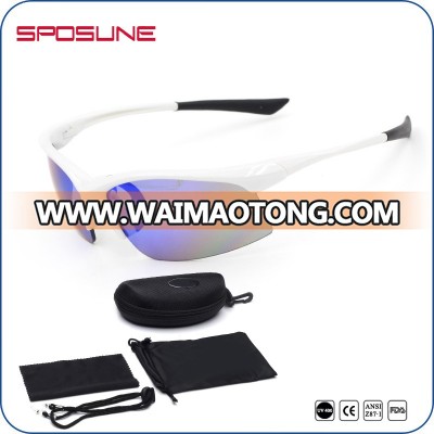 Customized color lens waterproof coating sport bike goggles with new design