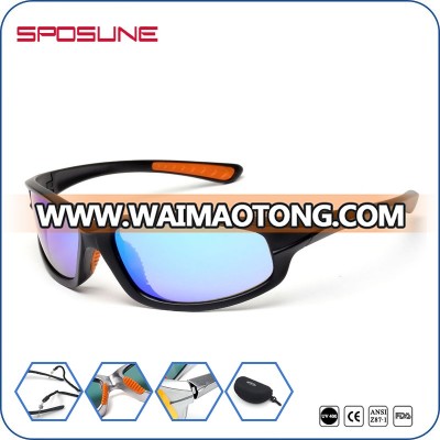 Two lenses style wraparound fishing sunglasses sport cycling sunglasses multi lens