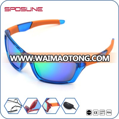 New Fashion Iridium Blue Lens Tennis Racquet Sport Glasses Baseball Sunglasses