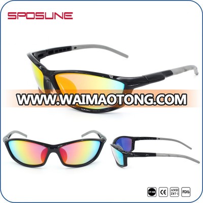 New Fashion Full Frame Iridium Mirrored Coated Lens Sports Outside Running Glasses