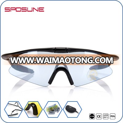 China factory wholesale yellow cheap cycling riding glasses driving sports sunglasses on sale